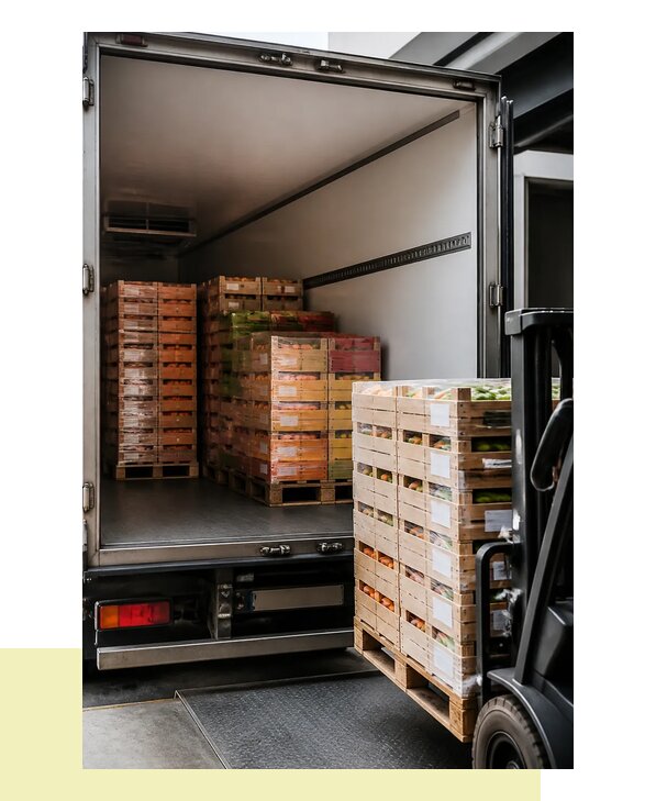 Перевозка сельхозпродукции на паллетах с доставкой в Гагарина